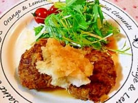 和風煮込みハンバーグ(圧力鍋)